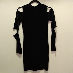 Crushed velvet dress - Retro gothic